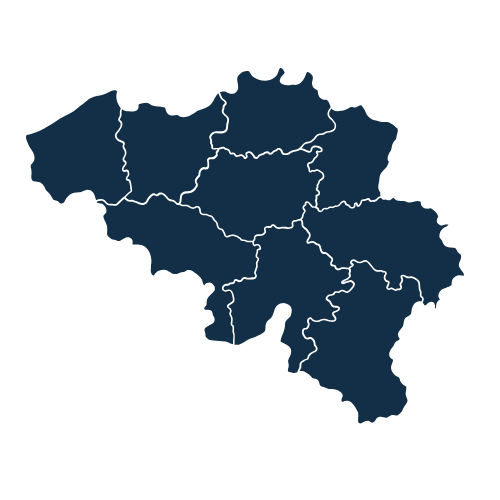 Carte de la Belgique